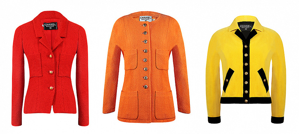 Chanel jackets from the Vintage Voyage collection