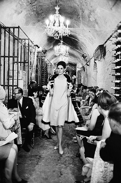 Pierre Balmain show, 1965.