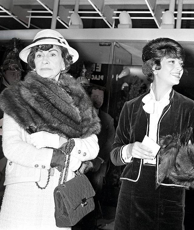 Coco Chanel and Marie-Hélène Arnaud, 1960