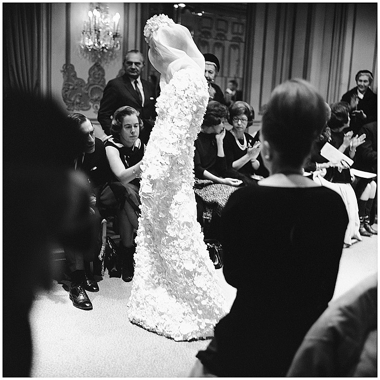 James Galanos fashion show, 1964