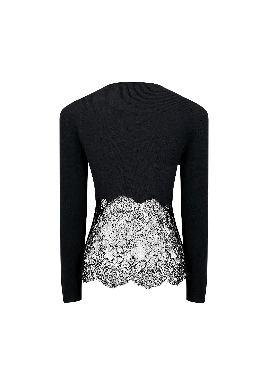 Valentino Black Lace Blouse