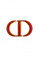 Christian Dior Logo Enamel Brooch