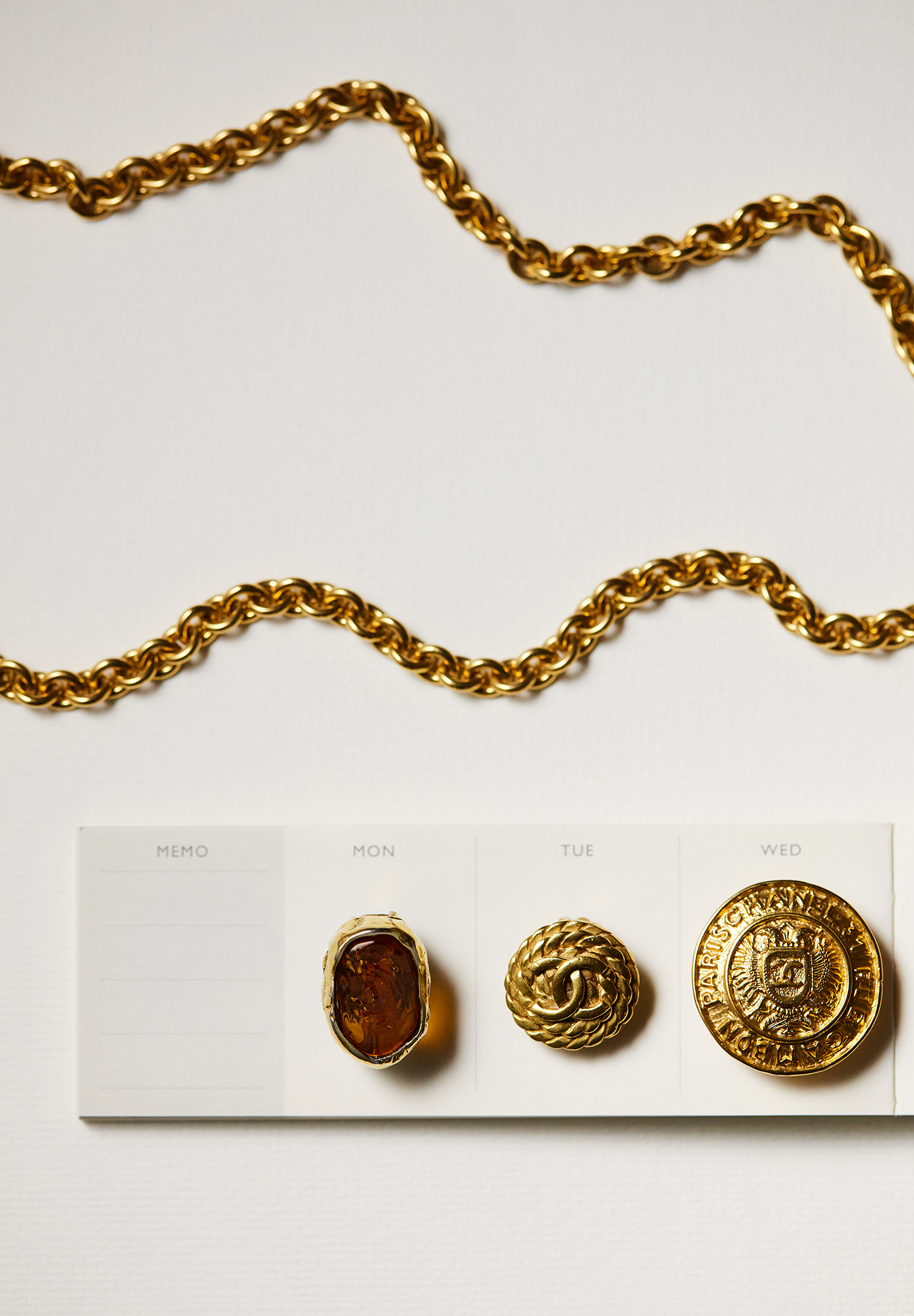 Chanel Cabochon Clip-on Earrings