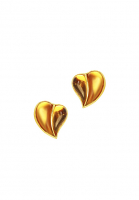 Sonia Rykiel Heart Clip-On Earrings