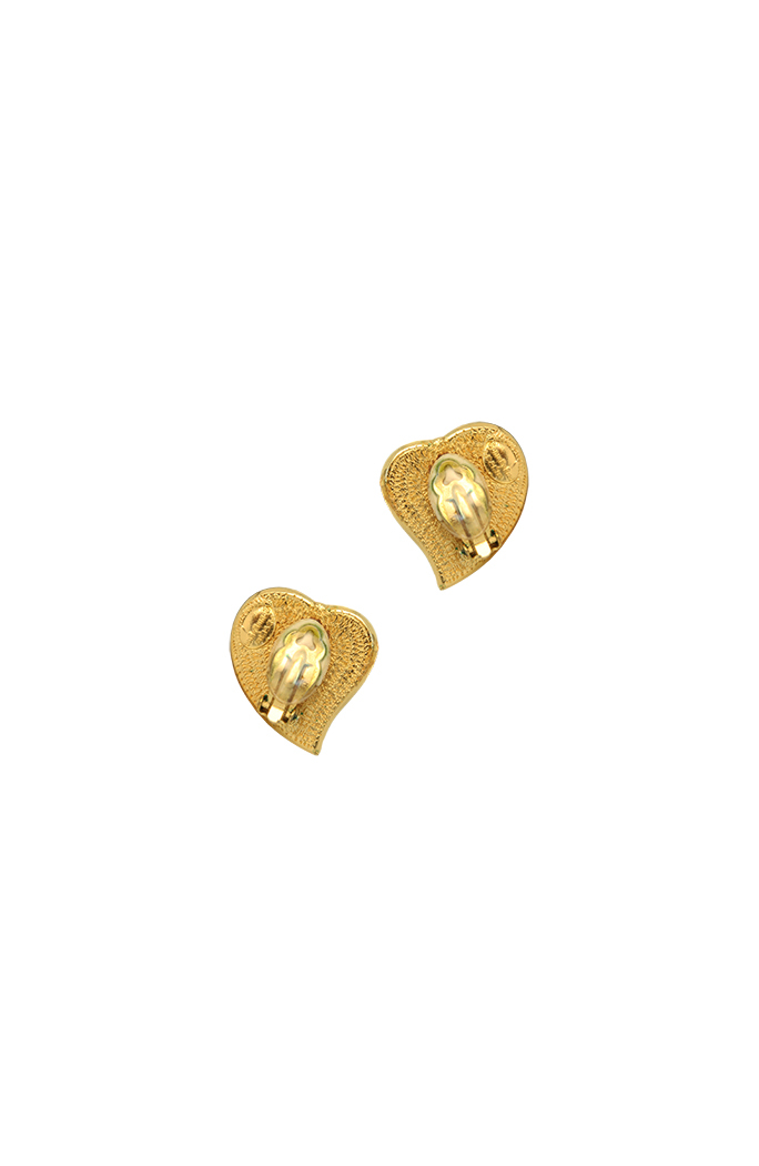 Sonia Rykiel Heart Clip-On Earrings