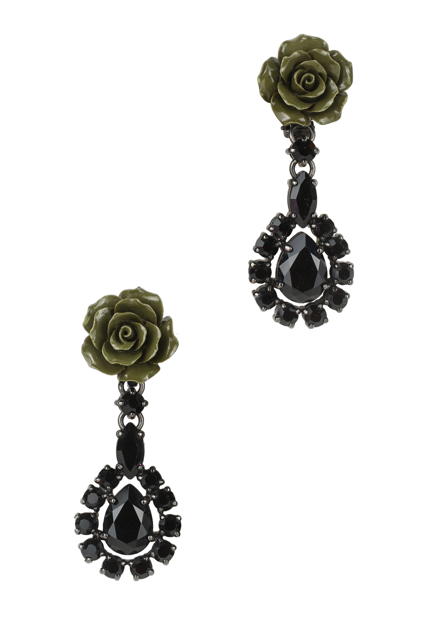 Prada Pendant Clip-on Earrings