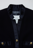 Chanel Evening Jacket With Camellia Buttons