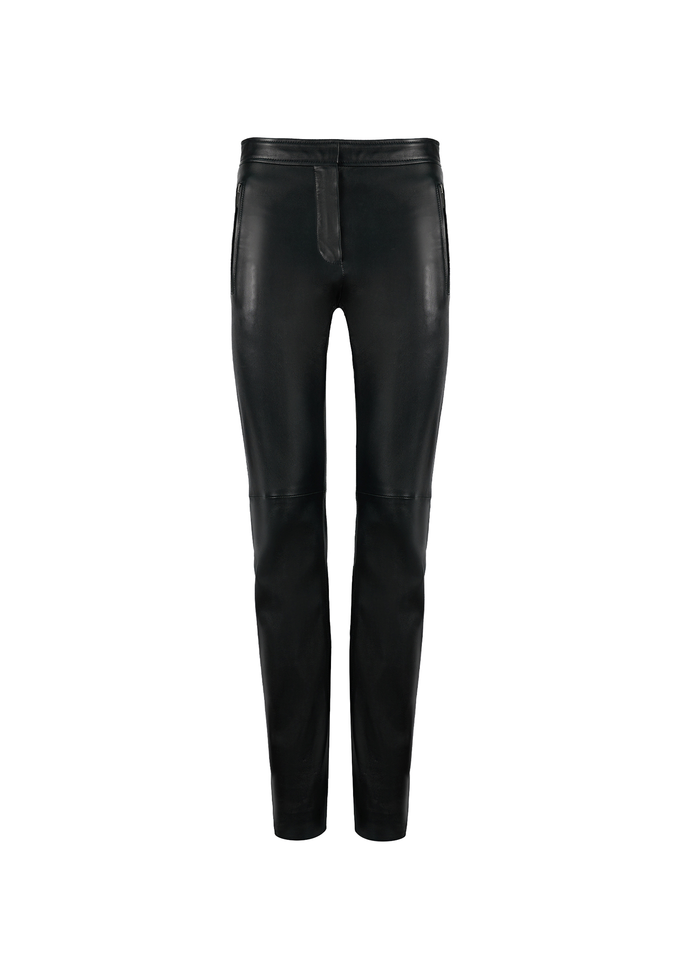 Christian Dior Black Leather Trousers