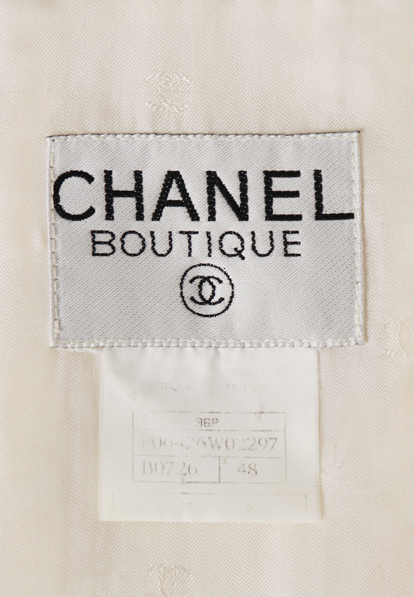 Chanel Long Plaid Jacket