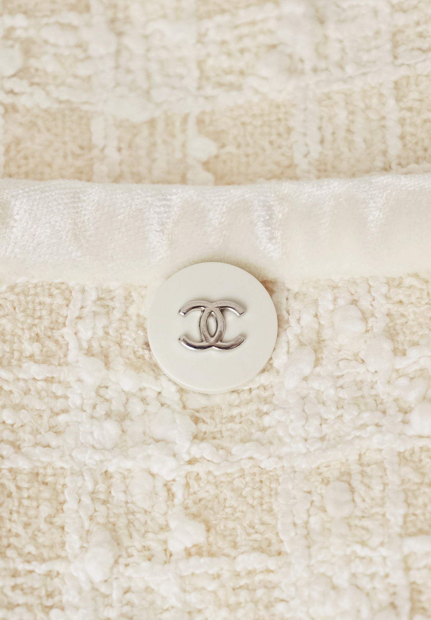 Chanel Long Plaid Jacket