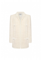 Chanel Long Plaid Jacket