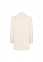 Chanel Long Plaid Jacket