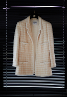 Chanel Long Plaid Jacket