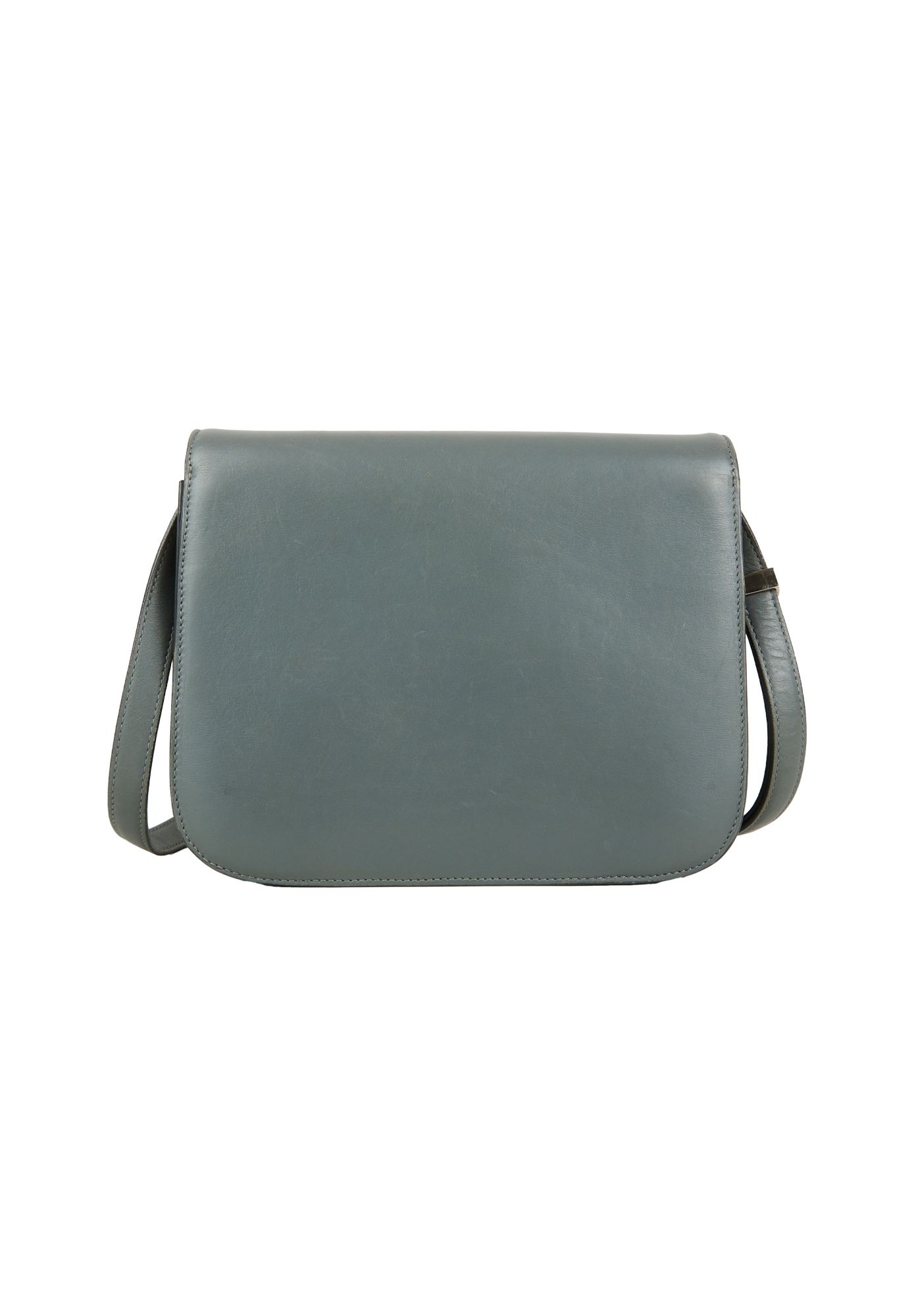 Gray Celine Classic Box Bag
