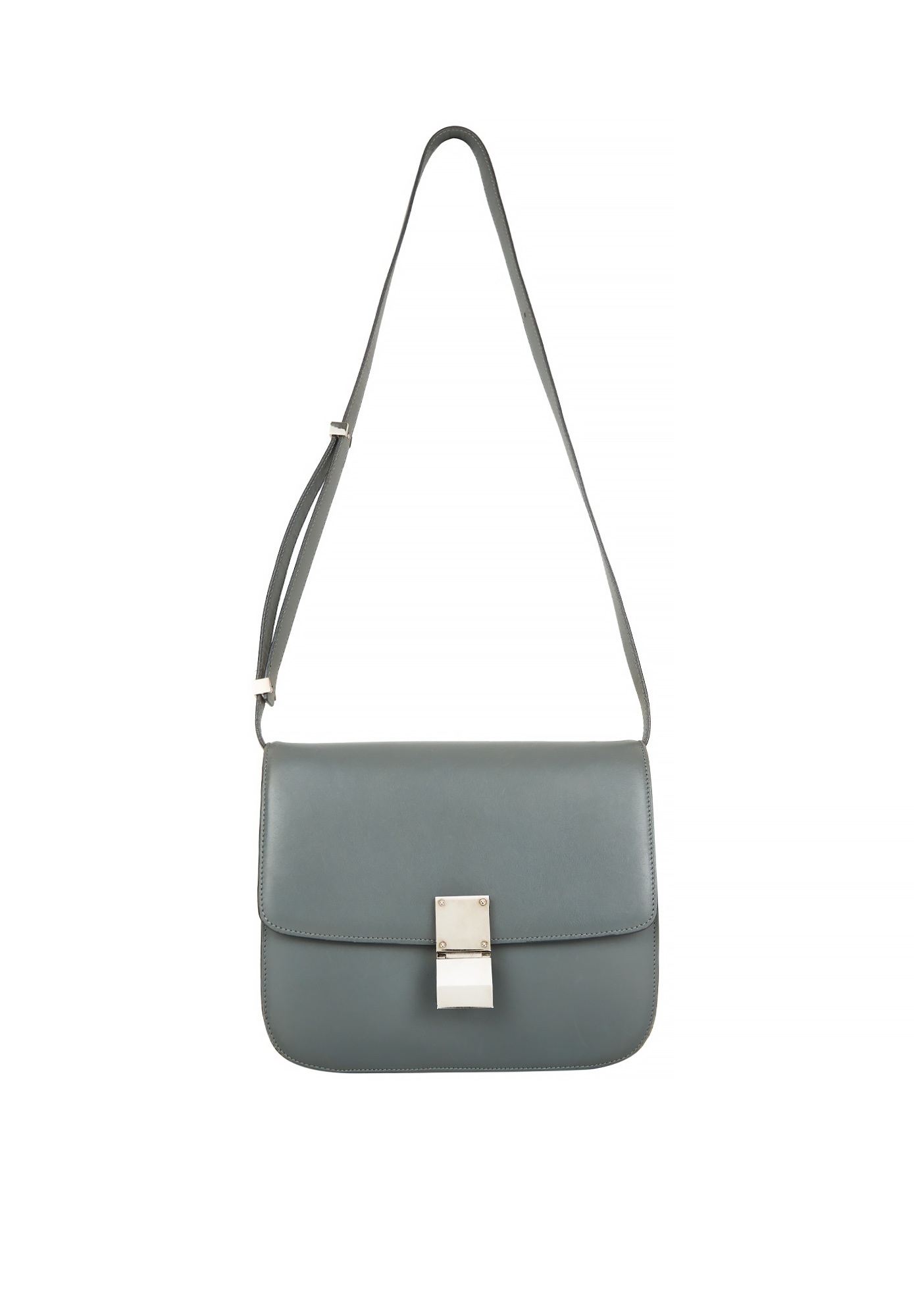 Gray Celine Classic Box Bag