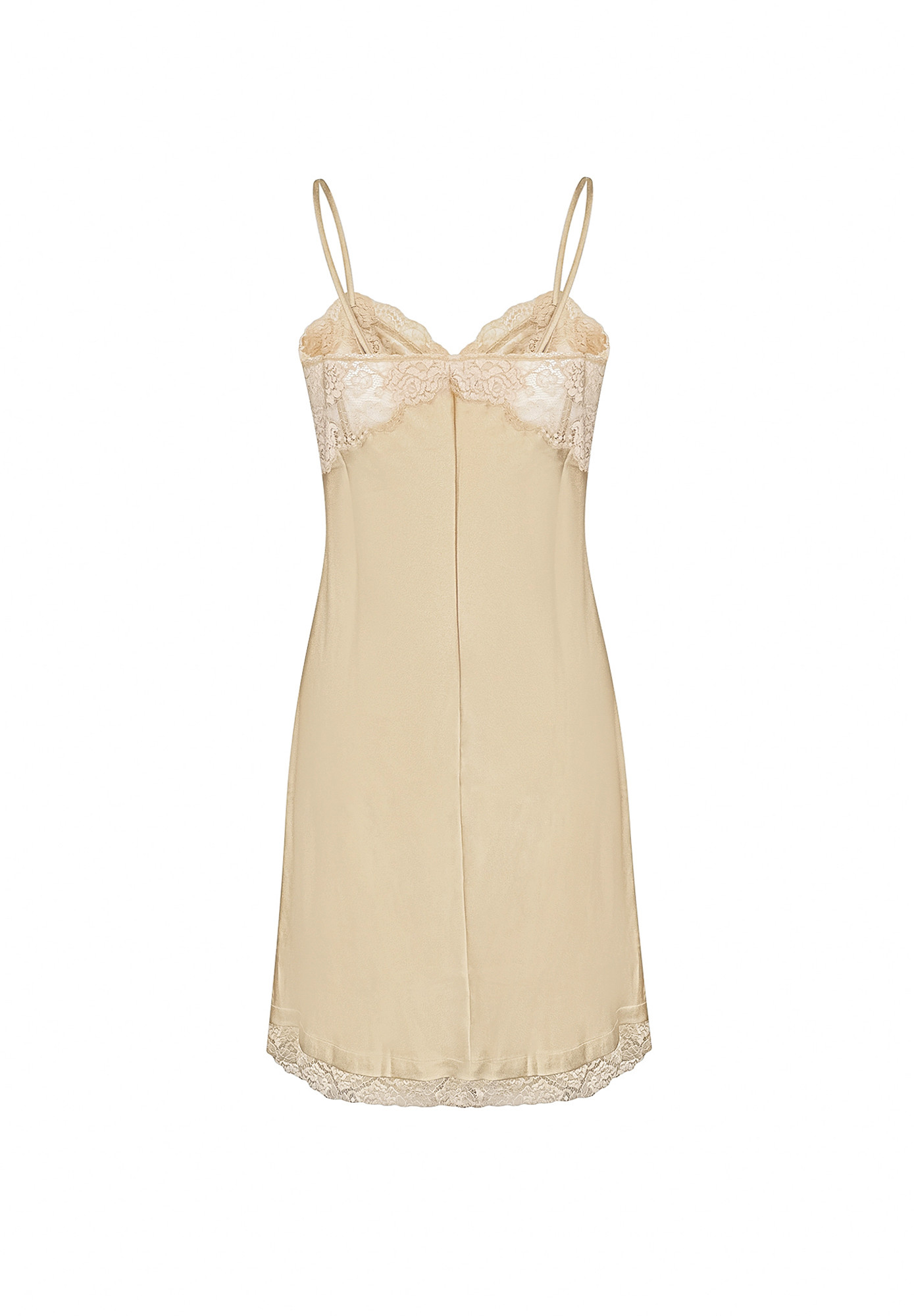 Christian Dior Golden Dress With Lace