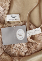 Christian Dior Golden Dress With Lace