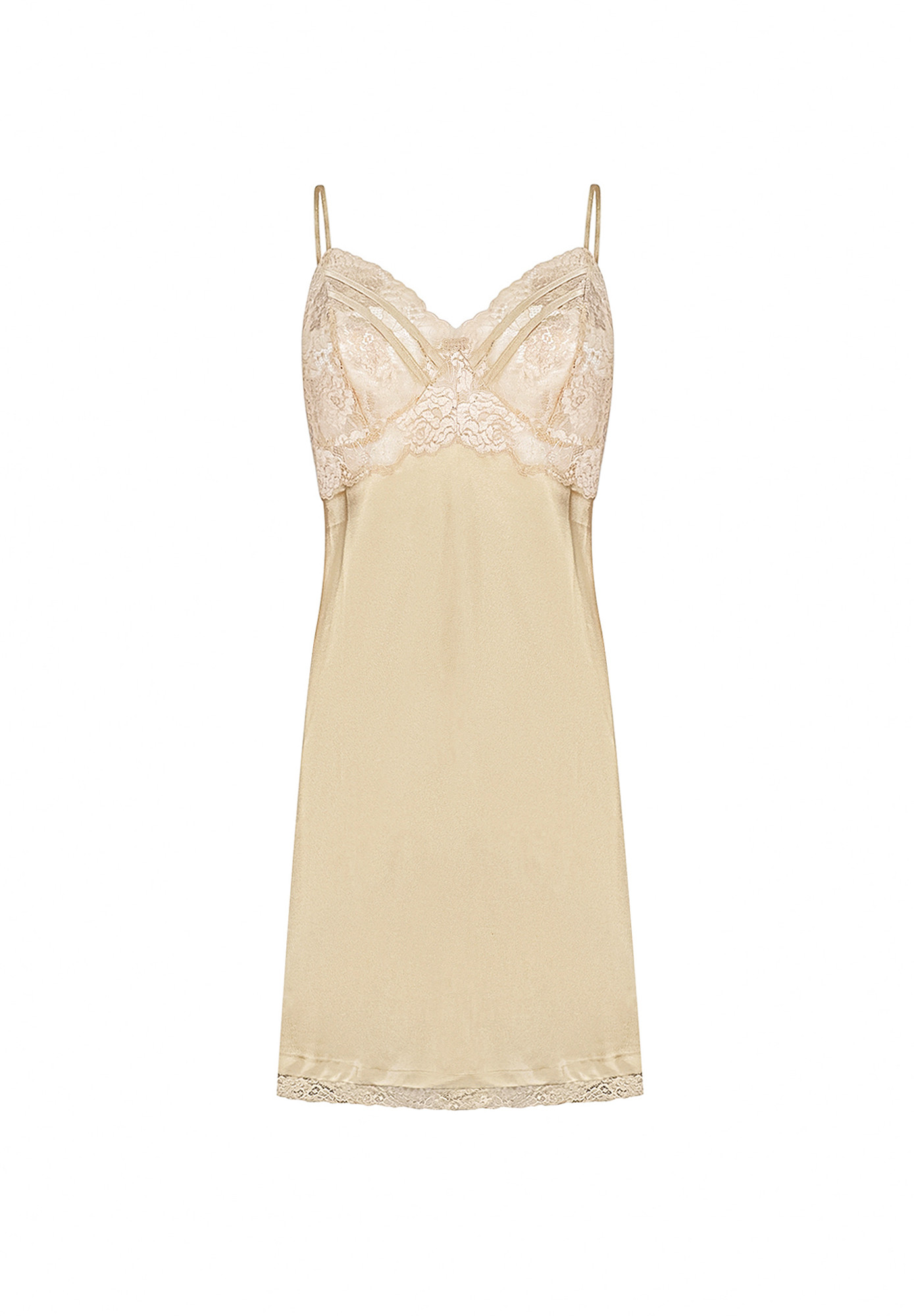 Christian Dior Golden Dress With Lace