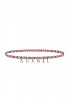 Chanel Light Pink Belt with Pendants