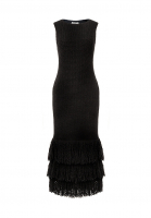 Céline Knitted Fringe Dress