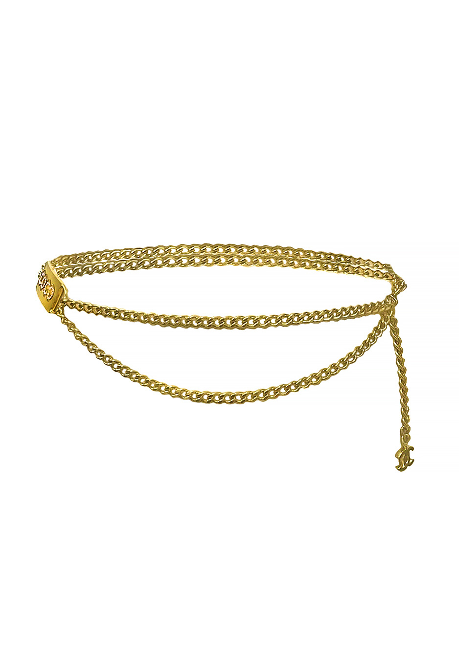 Chanel Chain Logo Belt