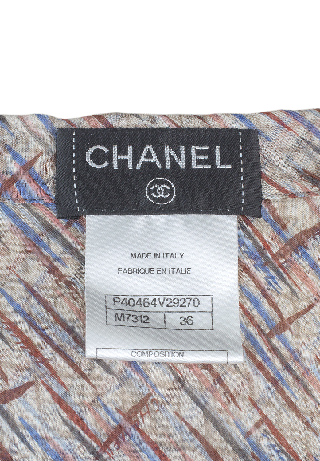 Chanel Print Blouse