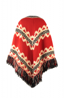 Chanel Red Poncho