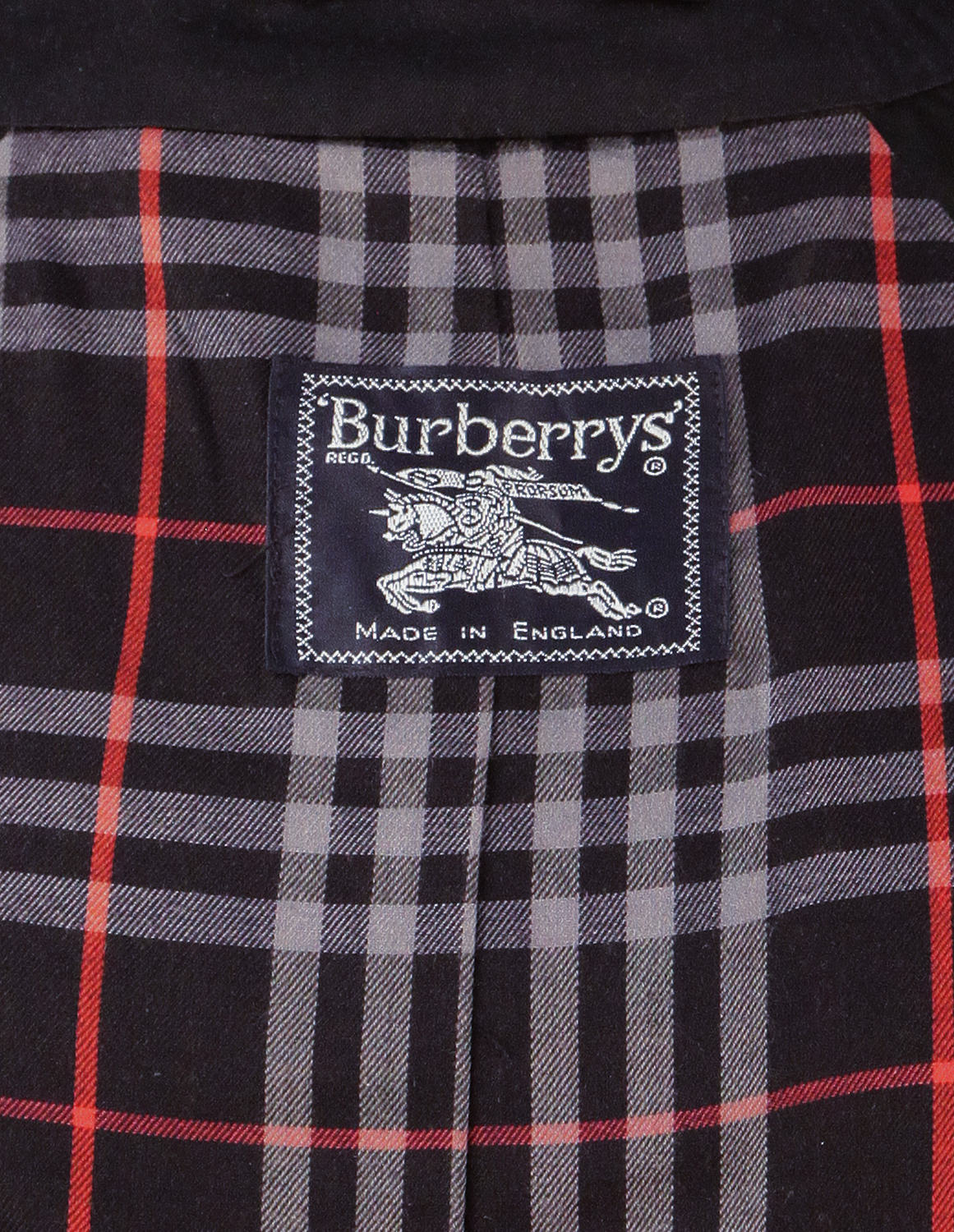 Burberry Navy Trench Coat