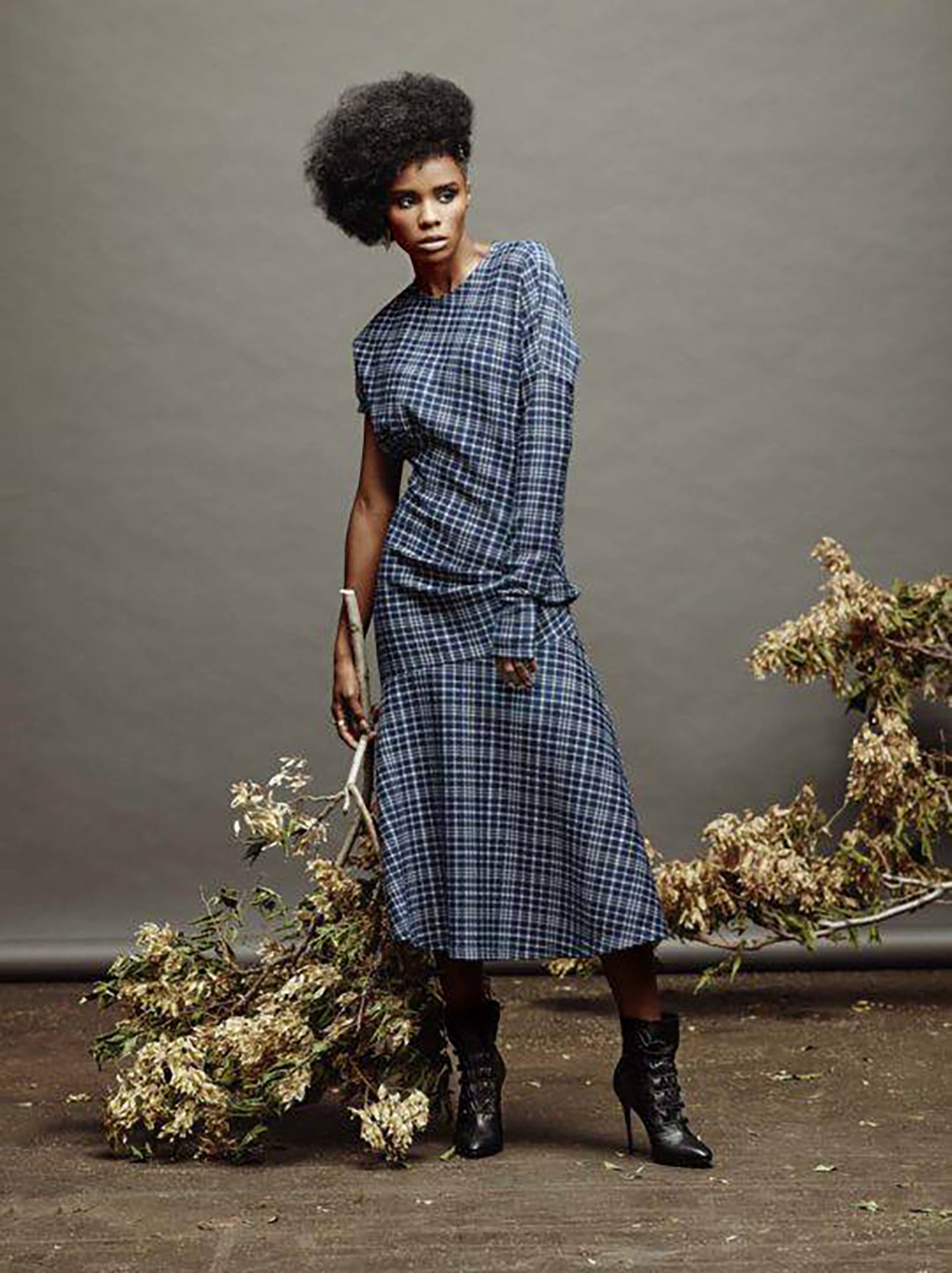 Calvin Klein Plaid Dress