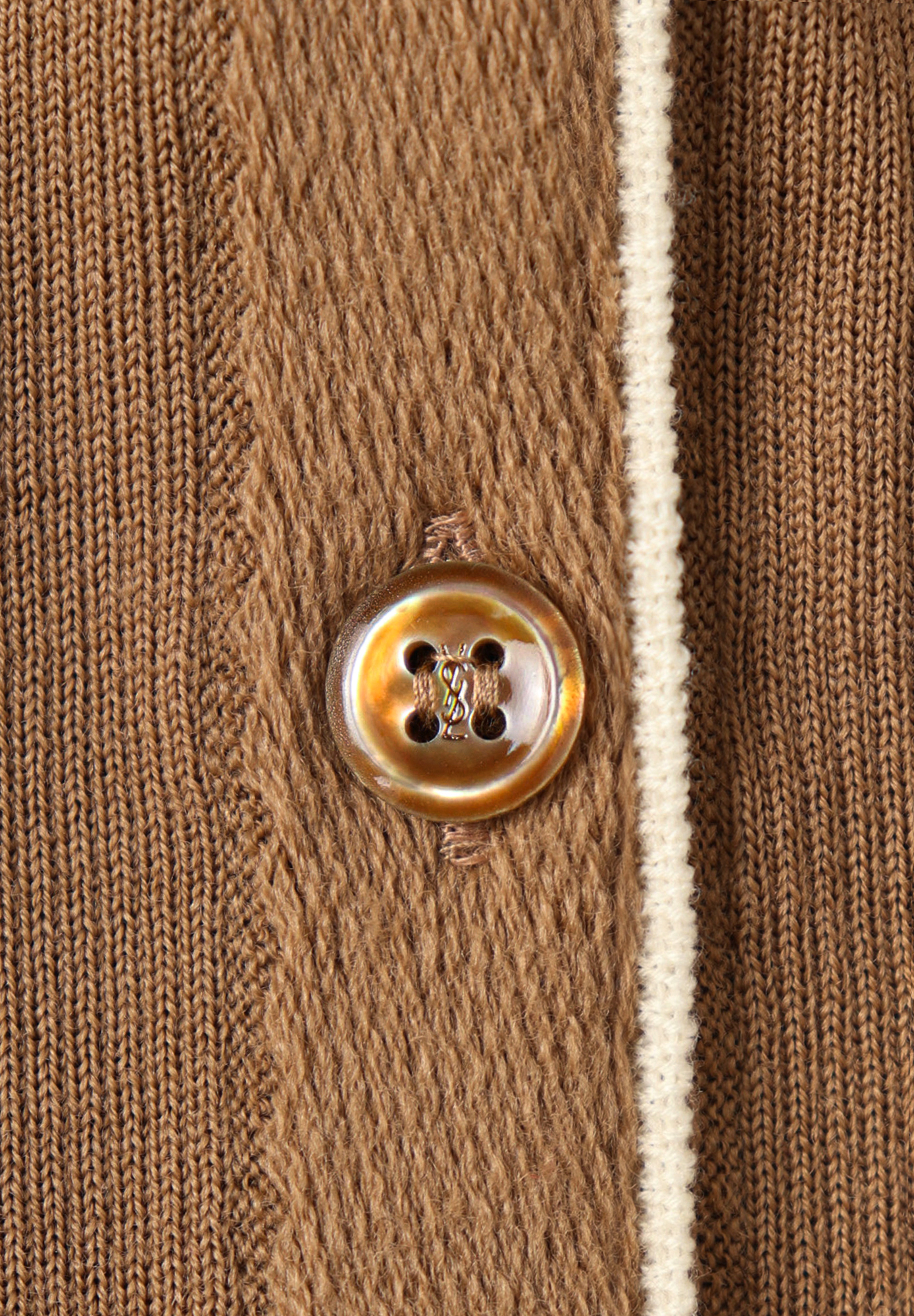 Yves Saint Laurent Light Brown Top