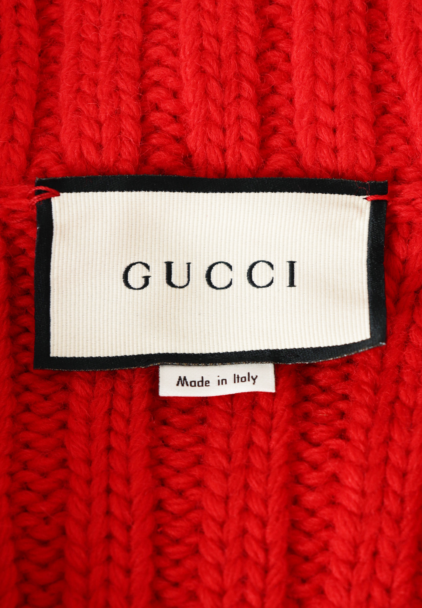 Gucci Red Wool Dress