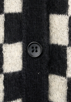 Saint Laurent Black And White Cardigan