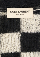 Saint Laurent Black And White Cardigan