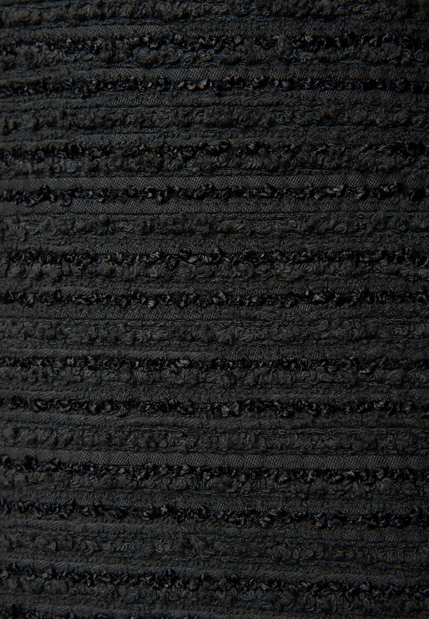 Black tweed Chanel jacket