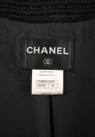Black tweed Chanel jacket