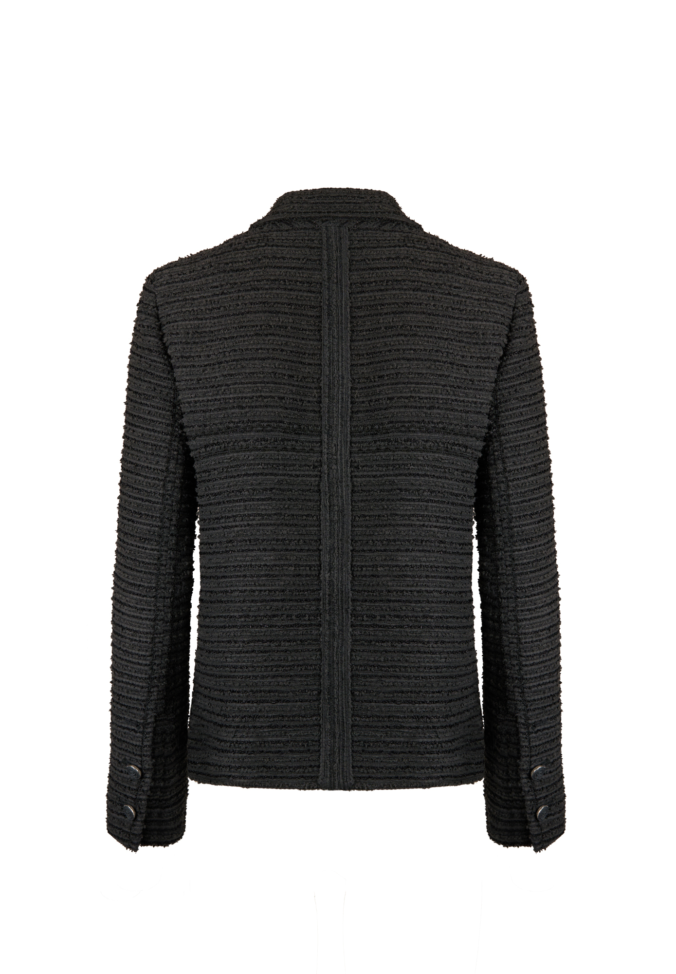 Black tweed Chanel jacket