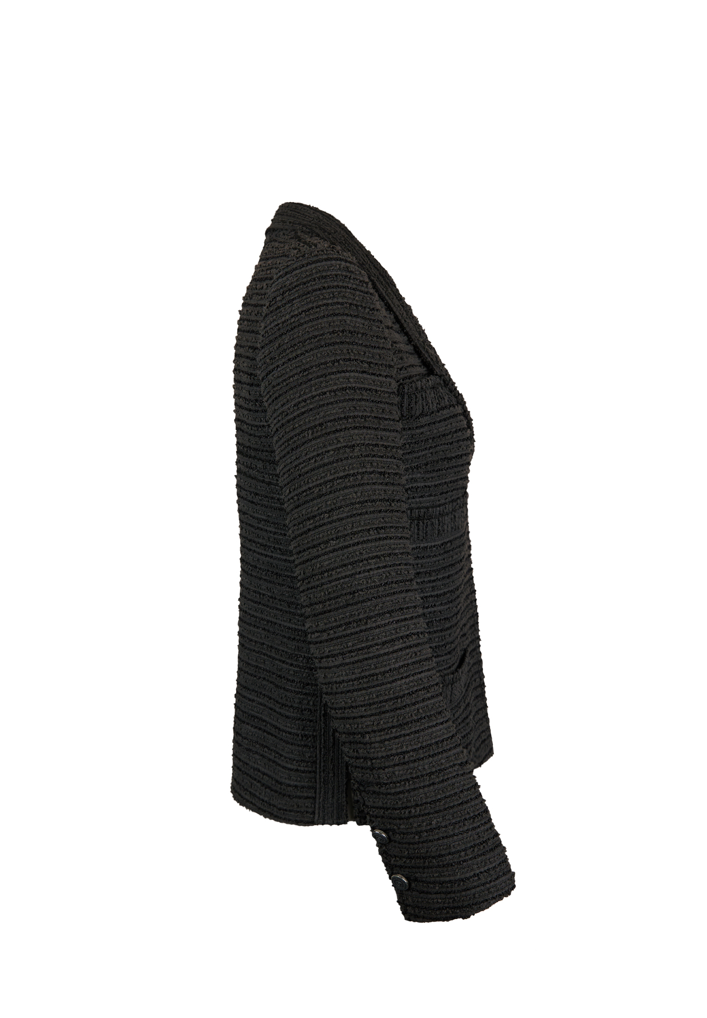 Black tweed Chanel jacket