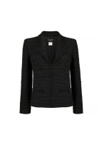 Black tweed Chanel jacket