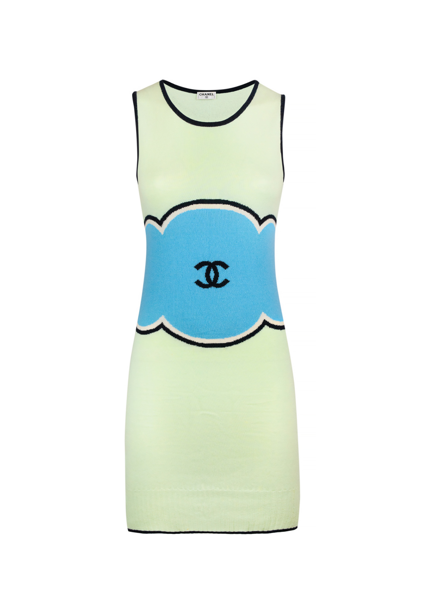 Chanel Cashmere Logo Dress