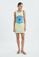Chanel Cashmere Logo Dress