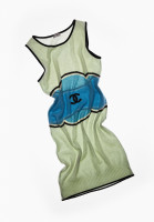 Chanel Cashmere Logo Dress