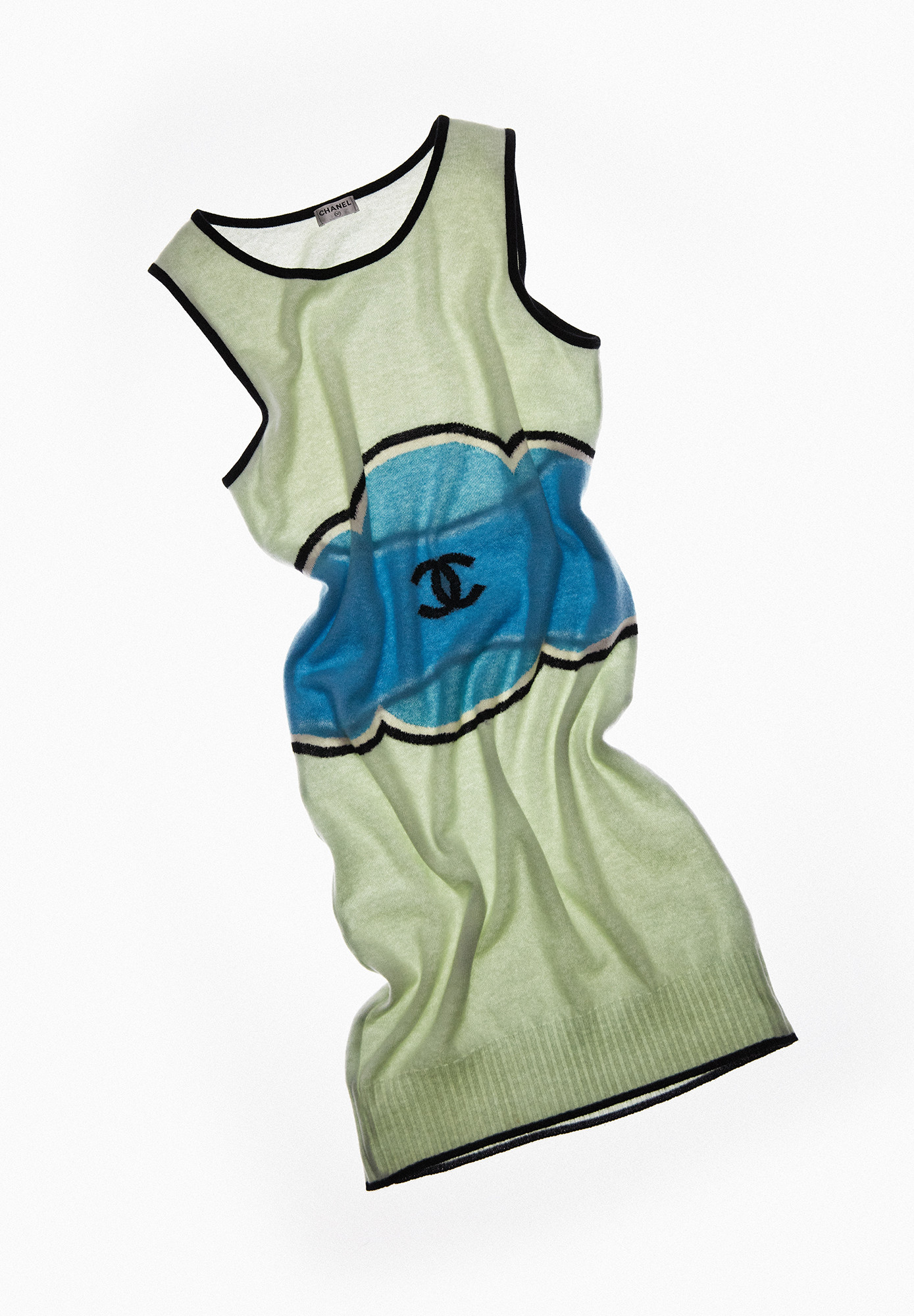 Chanel Cashmere Logo Dress