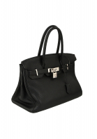 Hermès Birkin 30 Clemence Noir Bag