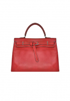 Hermès Kelly Flat 35 Rouge Piment Swift Bag
