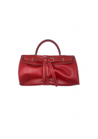 Hermès Kelly Flat 35 Rouge Piment Swift Bag