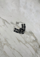 Chanel Silver Camellia Bracelet