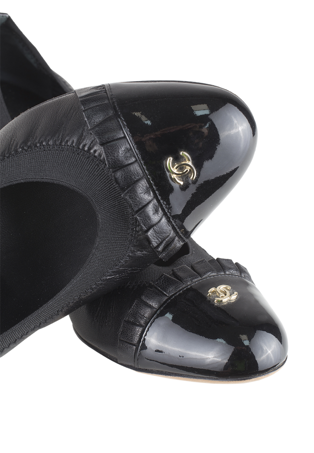 Chanel Logo Heel Shoes