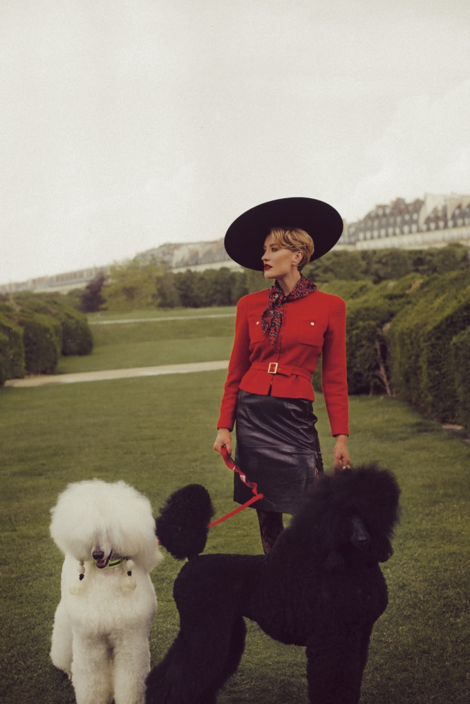 Chanel Red Tweed Jacket