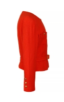Chanel Red Tweed Jacket