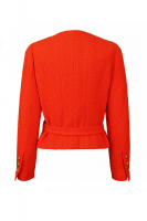 Chanel Red Tweed Jacket